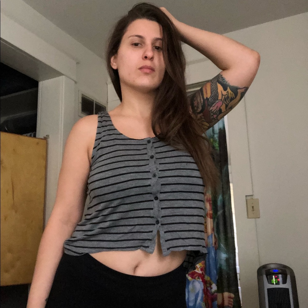H&M Striped Tank Top